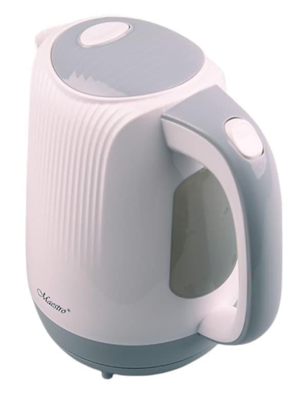 Feel-Maestro MR042 vit elektrisk vattenkokare 1,7 L Grå, Vit 2200 W