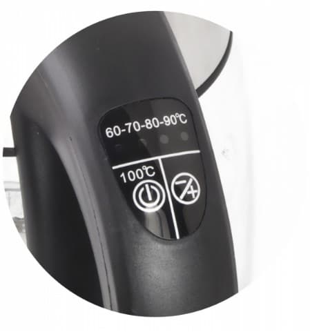 Esperanza EKK026 elkedel 1,7 L Sort, Transparent 2200 W