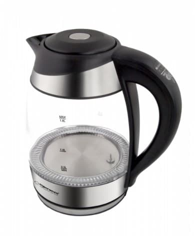 Esperanza EKK026 elkedel 1,7 L Sort, Transparent 2200 W