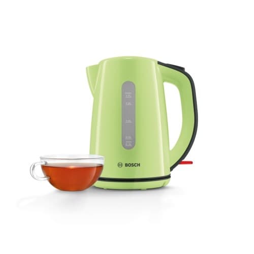 Bosch TWK7506 vedenkeitin 1,7 L 2200 W Musta, Vihreä