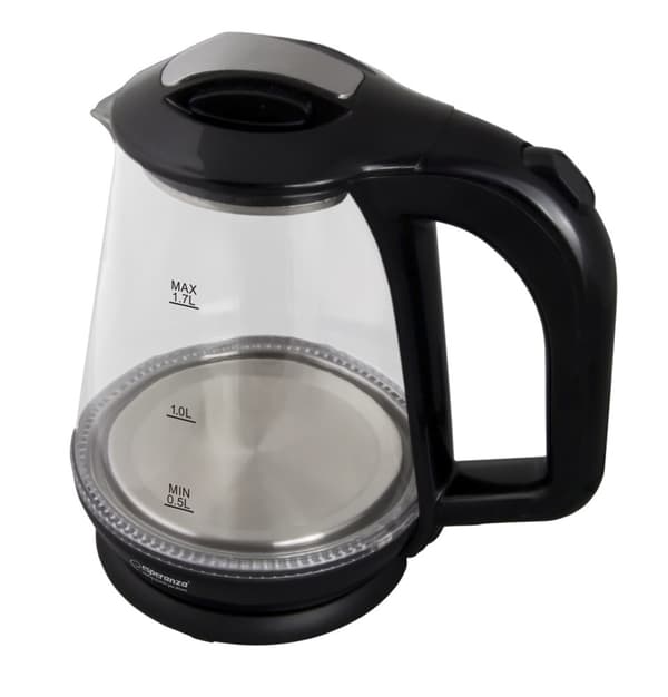 Esperanza EKK024K Elkedel 1,7 L Sort, Flerfarvet 1500 W