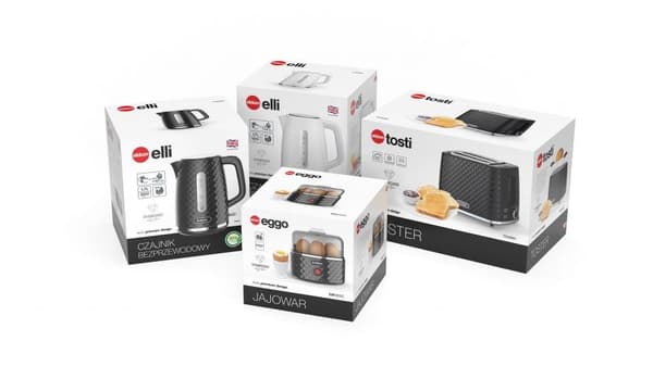 C280C ELDOM Vattenkokare ELLI, kapacitet 1,7 l, effekt 2200 W, svart, strix, svart