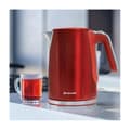 Miniatyrbild 6 av 6: Bullekanna - BRANDT - BO1703R - 2200W - 1.7L - Röd Inox - 360° Bas