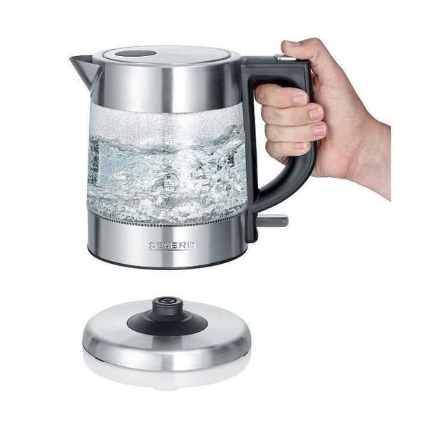 SEVERIN - Vattenkokare - 1 L - 2200W - glas - 360° bas - 3468