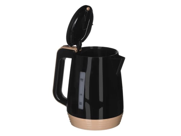 Feel-Maestro MR033 black, 1,7 l, 2200 W, Svart, Plast, Vattennivå indikator, Överhettningsskydd