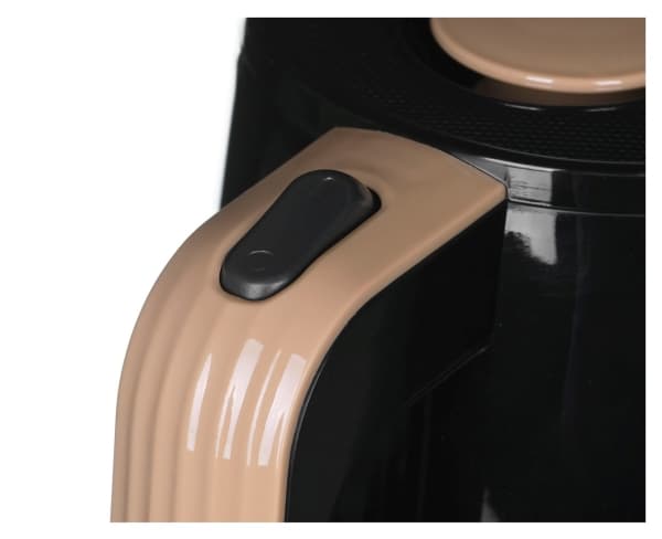Feel-Maestro MR033 black, 1,7 l, 2200 W, Svart, Plast, Vattennivå indikator, Överhettningsskydd