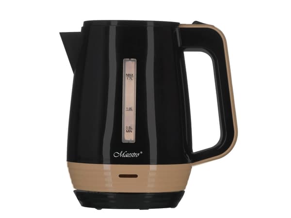 Feel-Maestro MR033 black, 1,7 l, 2200 W, Svart, Plast, Vattennivå indikator, Överhettningsskydd