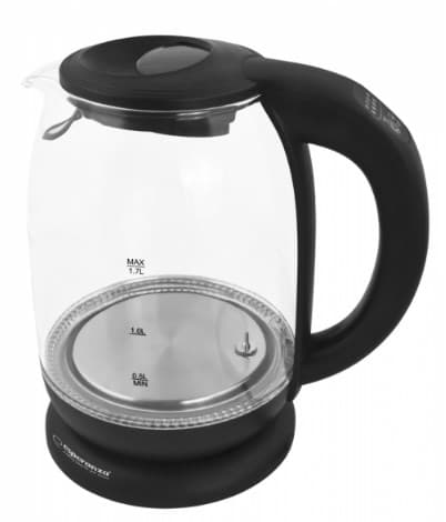 Esperanza EKK027 elkedel 1,7 L Sort, Transparent 2200 W