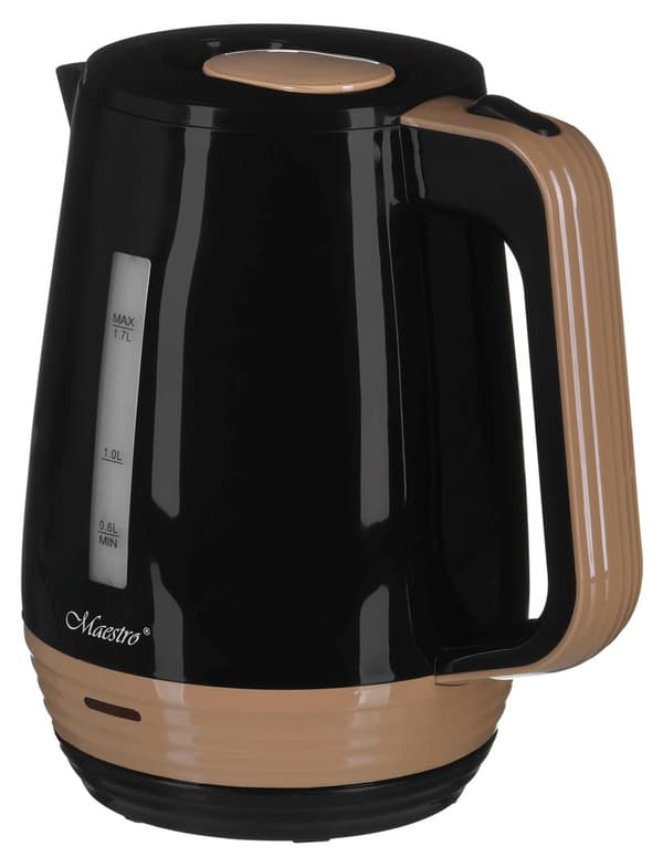 Feel-Maestro MR033 svart vattenkokare 1,7 L 2200 W