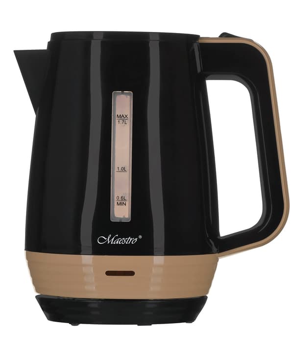 Feel-Maestro MR033 svart vattenkokare 1,7 L 2200 W