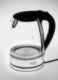Miniatyrbillede 3 af 7: Adler AD 1225 elkedel 1,7 L Sort, Rustfrit stål, Transparent 2200 W