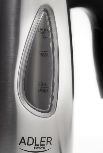 Adler AD 1203 vattenkokare 1 L Silver 1630 W