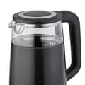 Miniatyrbild 2 av 9: ELDOM Vattenkokare NEVO, 2200 W, 1,7 L, temperaturkontroll, plast + glas