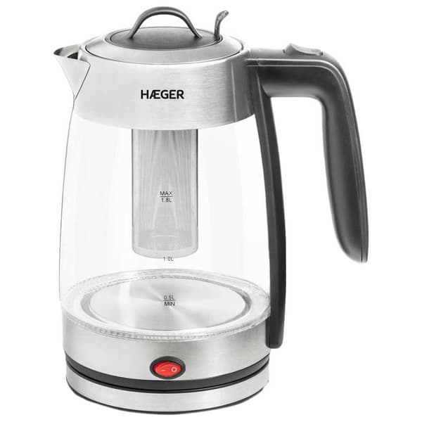 Haeger Vesiboileri Ek22f020a 1.8l 2200w Kirkas,Hopeinen One Size / EU Plug