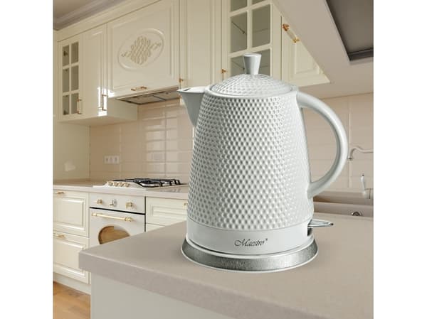 Feel Maestro MR069, 1,5 l, 1200 W, Hvit, Keramisk, Overopphetingsbeskyttelse