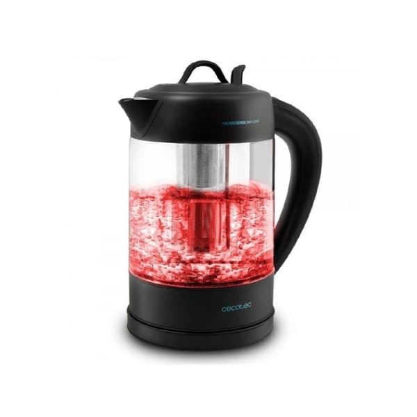 Cecotec 2-in-1 kettle with removable tea filter and capacity for 1.7 litres.