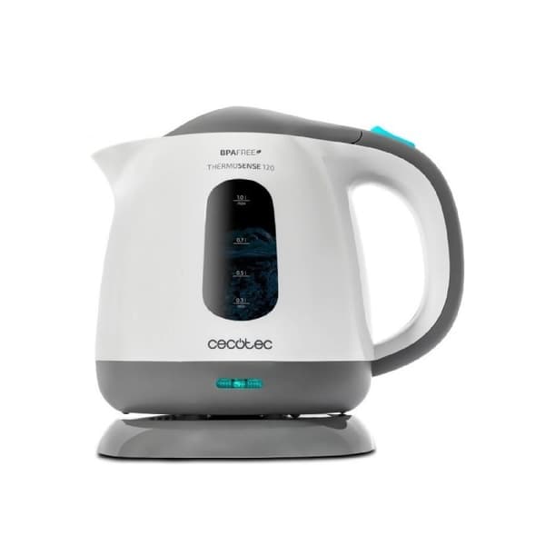 Cecotec 1-litre kettle, BPA-free and 1100 W.