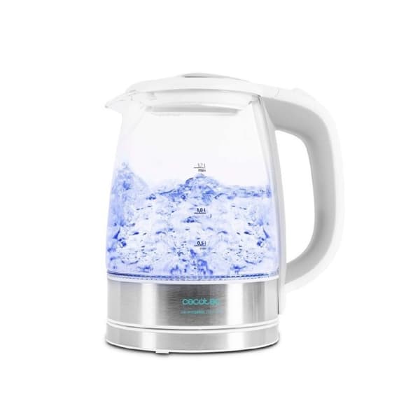 Cecotec 1.7-litre borosilicate glass water kettle, high quality, 2200 W.