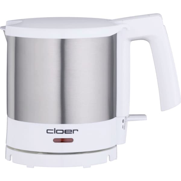 Cloer 4721 - Kjele - 1 liter - 1.8 kW - hvit / rustfritt stål