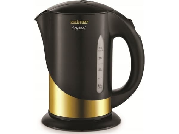 Zelmer vannkoker Zelmer ZCK7630 Crystal Gold vannkoker 1,7l 2200W Filter