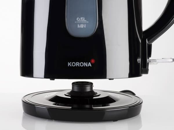 Korona elektrisk - 20330 - Korona Svart vattenkokare - Med 360 basstation - 2200 W - 1,7 l - Plast - Svart