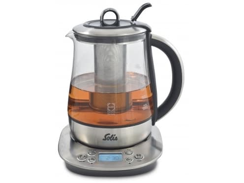 Solis 5515, 1,2 l, 1400 W, Rustfritt stål, Gjennomsiktig, Glass, Stål, Justerbar termostat, Overopphetingsbeskyttelse