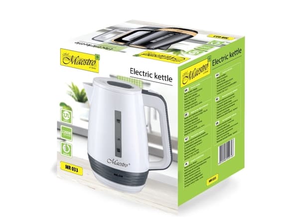 Feel-Maestro MR033 svart vannkoker 1,7 L Sort 2200 W