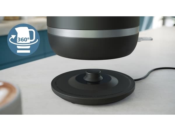 Philips Series 5000 HD9395 - Vattenkokare - 1.7 liter - 2.2 kW - svart