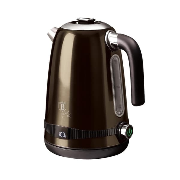 EL-KEDEL 1,7L MED TEMPERATURJUSTERING BERLINGER HAUS SHINY BLACK BH-9330
