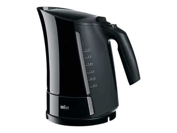 Braun Multiquick 3 WK 300 BK - Vattenkokare - 1.7 liter - 2.3 kW - svart