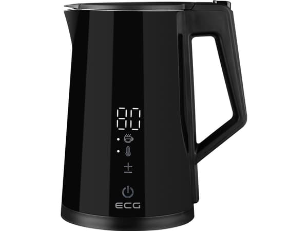 ECG RK 1893 Digitouch, 1,7 l, 1850 W, Hvit, Plast, Rustfritt stål, Vannivåindikator, Overopphetingsbeskyttelse
