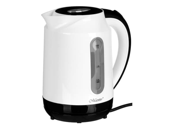 Feel Maestro MR041 white, 1,7 l, 2000 W, Sort, Hvit, Plast, Vannivåindikator, Overopphetingsbeskyttelse