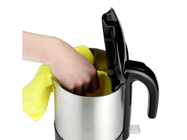 Trisa Comfort Boil W4875, 1,7 l, 2200 W, Sort, Satin Stål, Rustfritt stål, Vannivåindikator, Overopphetingsbeskyttelse