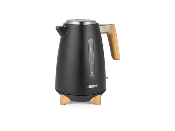 Princess 01.236061.01.001, 1,7 l, 3000 W, Beige, Sort, Rustfritt stål, Trådløs