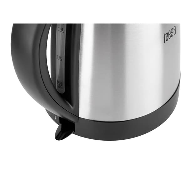 Vattenkokare med vattentemperaturindikator, TEESA, rostfritt stål, 2200W, 1,7L