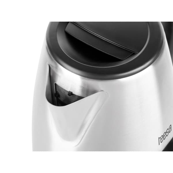 Vattenkokare med vattentemperaturindikator, TEESA, rostfritt stål, 2200W, 1,7L