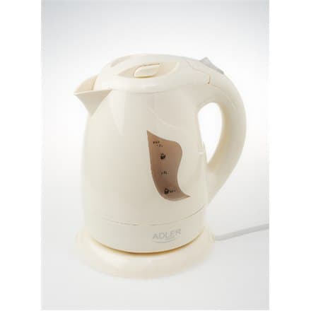 Adler | Kedel | AD 08 b | Standard | 850 W | 1 L | Plast | 360° rotationsbase | Beige