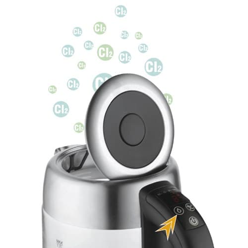 Adler | Vedenkeitin | AD 1247 UUSI | Elektronisella ohjauksella | 1850 - 2200 W | 1,7 L | Ruostumaton teräs, lasi | 360° pyörivä alusta |