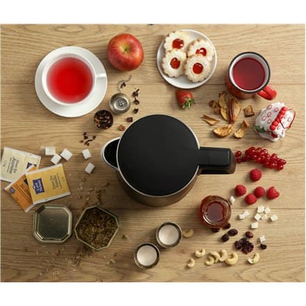 Gorenje | Vedenkeitin | K15DWBK | Sähkö | 2200 W | 1,5 l | Ruostumaton teräs | 360° kääntyvä alusta | Musta