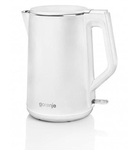 Gorenje | Kedel | K15DWW | Elektrisk | 2200 W | 1,5 L | Plast + metal | 360° rotationsbase | hvid