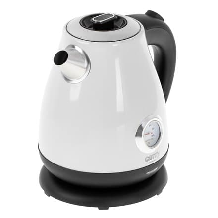 Camry | Kedel med termometer | CR 1344 | Elektrisk | 2200 W | 1,7 L | Rustfrit stål | 360° rotationsbase | hvid