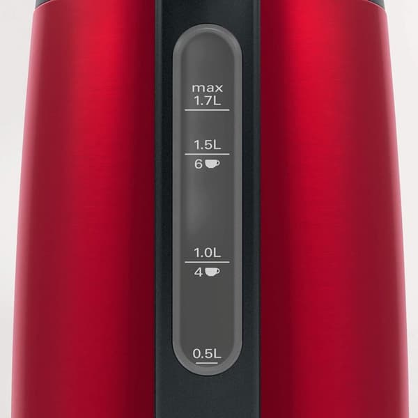 Bosch | Vedenkeitin | DesignLine TWK3P424 | Sähkö | 2400 W | 1,7 L | Ruostumaton teräs | 360° pyörivä alusta | Ed