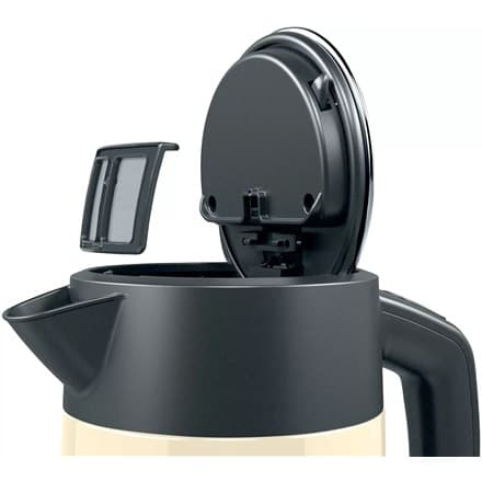 Bosch | Vedenkeitin | TWK4P437 | Sähkö | 2400 W | 1,7 L | Ruostumaton teräs | Beige