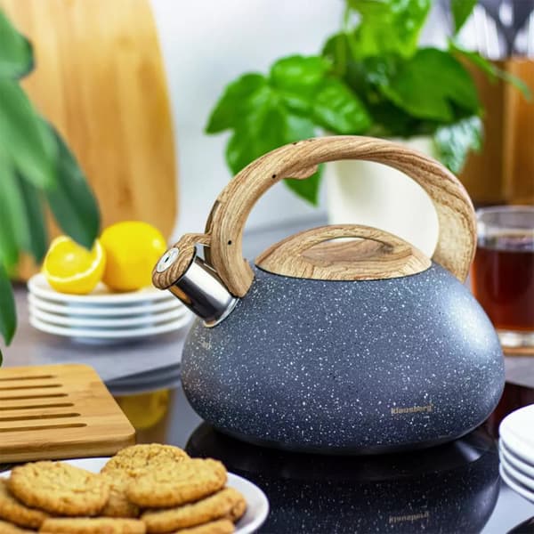 KEDEL MED FLØJTE 2,7L KLAUSBERG KB-7250 GRANITRÆ