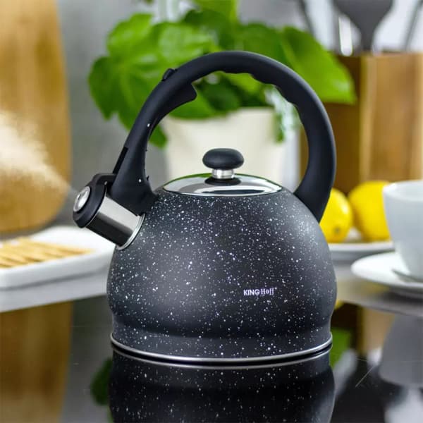 KEDEL MED FLØJTE 2L KINGHOFF KH-1403 MARMOR