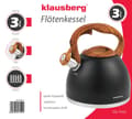 Miniatyrbillede 3 af 6: KLAUSBERG KEDEL MED FLØJTE 3L KB-7450
