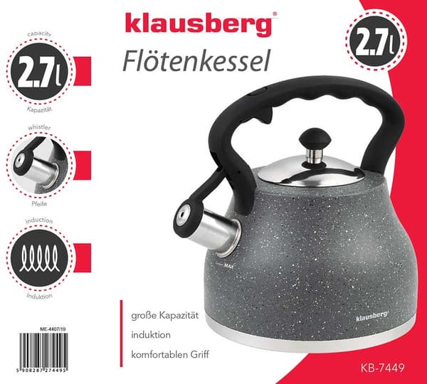 KLAUSBERG KEDEL MED FLØJTE 2,7L KB-7449