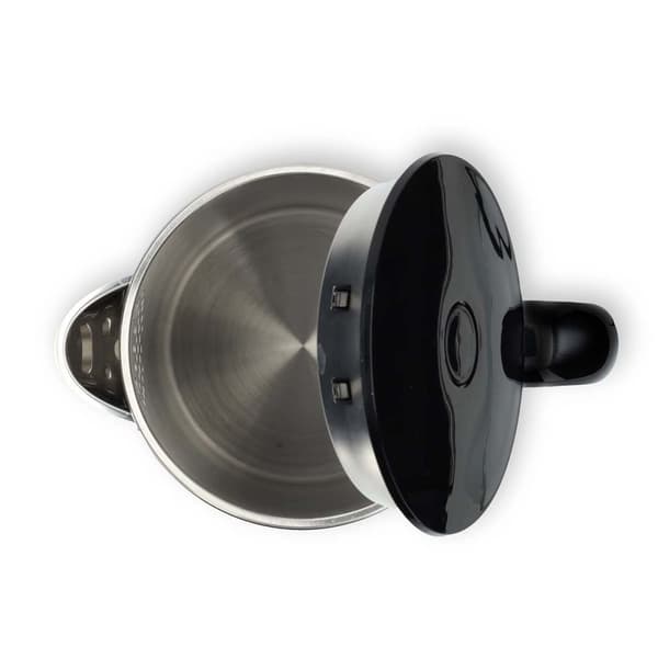 Nedis Elkedel | 1.7 l | Plast | Sort | 50,60,70,80,90,100 °C | Temperaturindikator | Drejelig 360 grader | Skjult varmeelement | Strix®-controller | B