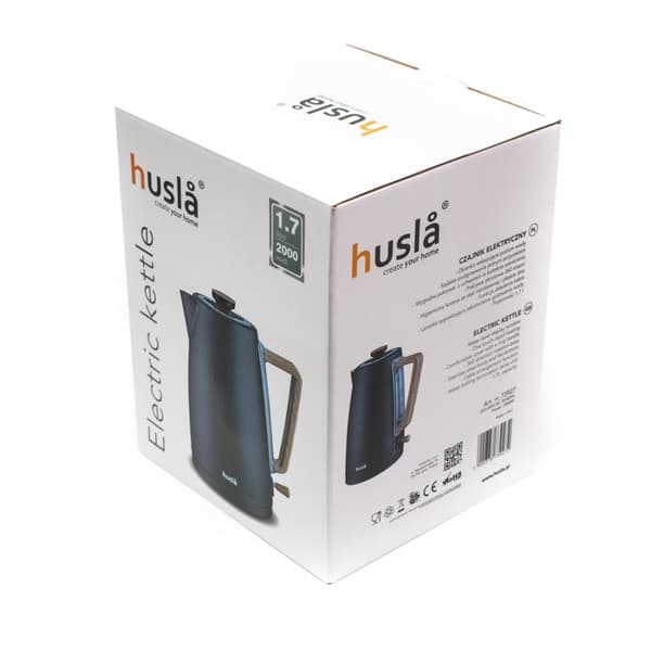 Sort elkedel 1,7L