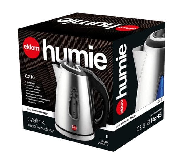 ELDOM CS10 humie elkedel 1500W 1,0 liter OPLYST